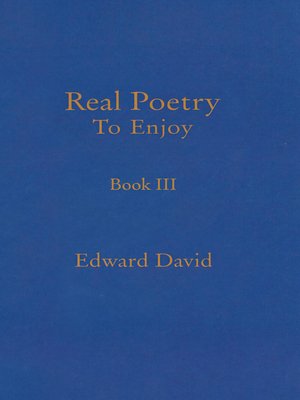 cover image of Real Poetry To Enjoy, Volume 3